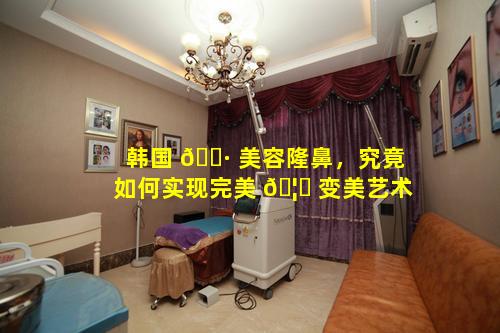 韩国 🌷 美容隆鼻，究竟如何实现完美 🦅 变美艺术